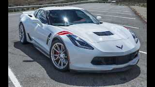 C7 Corvette drive in central Oregon