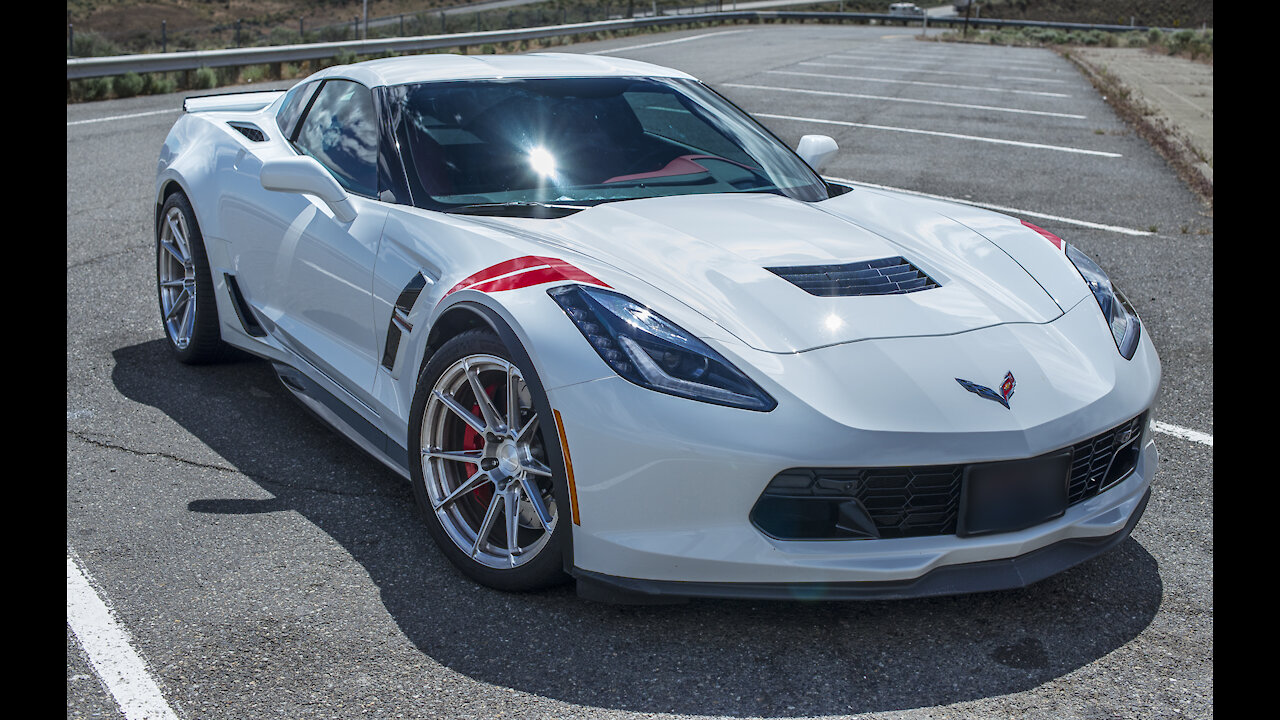 C7 Corvette drive in central Oregon