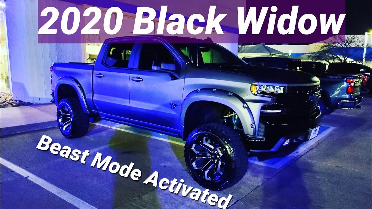 2020 Black Widow Silverado