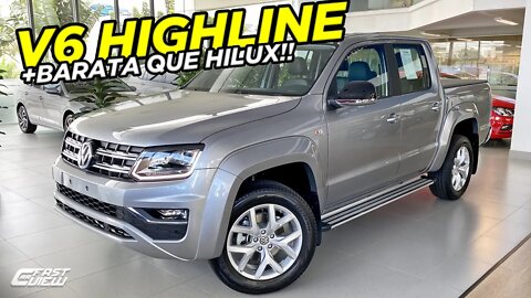 VOLKSWAGEN AMAROK V6 HIGHLINE 4X4 2022 É MELHOR E +BARATA QUE TOYOTA HILUX? VEJA ANTES DE COMPRAR!