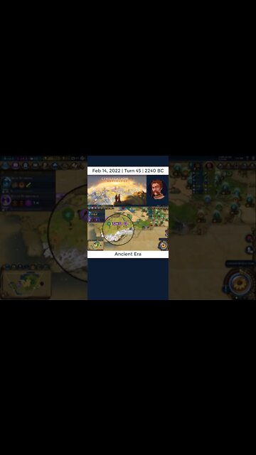 #oneturnadaychallenge #civ6 – Turn 45 - BAIT?! #shorts