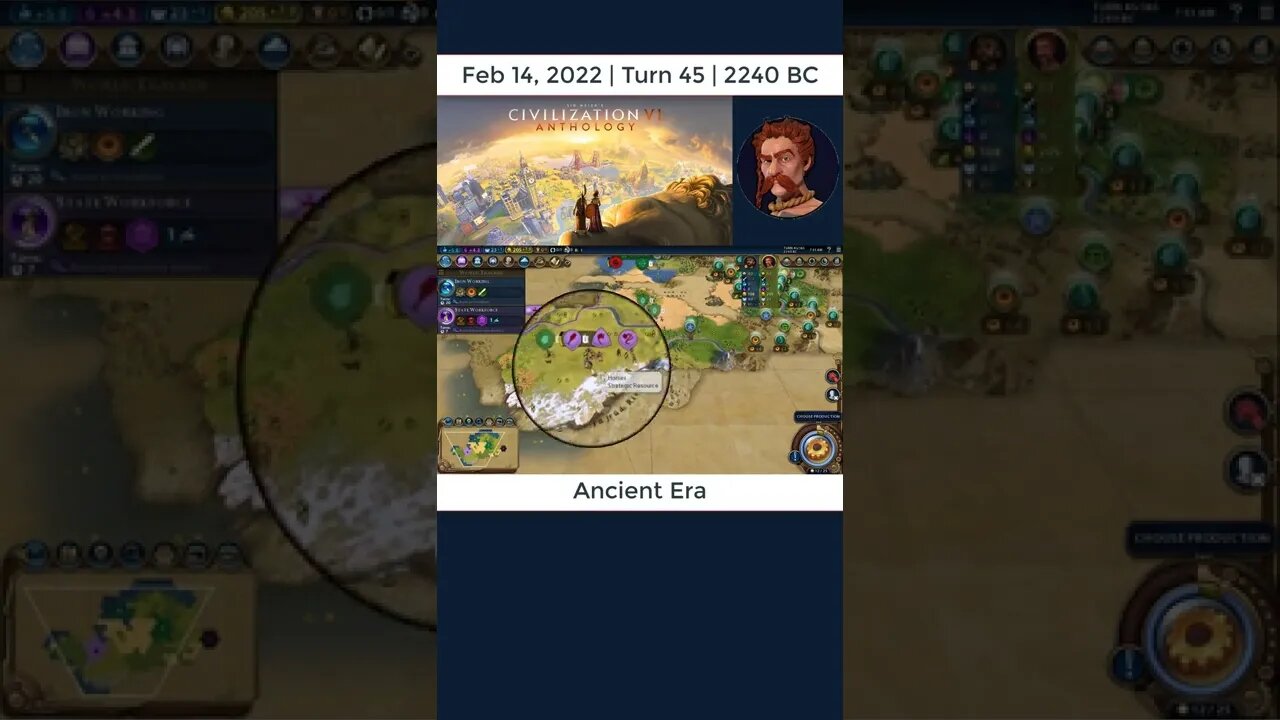 #oneturnadaychallenge #civ6 – Turn 45 - BAIT?! #shorts