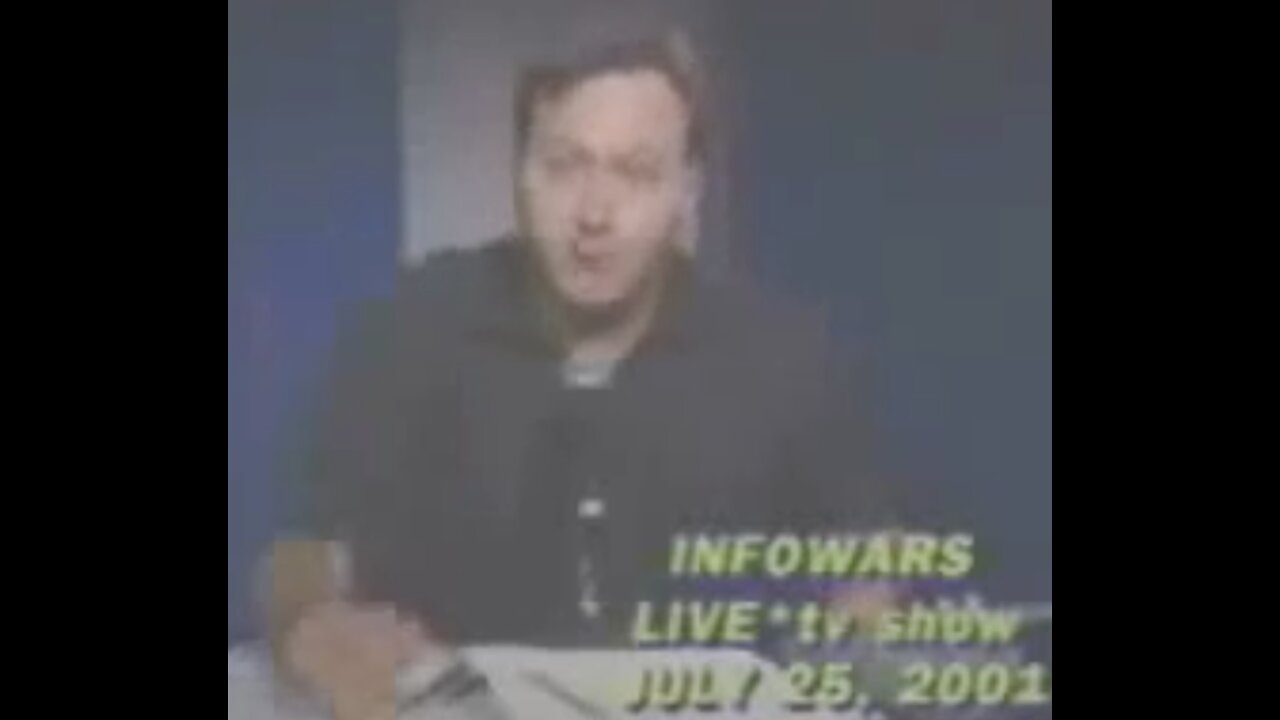 7/25/01, Alex Jones: Globalists, Government, Terrorism, Bin Ladin, World Trade Center, airliners