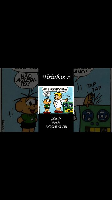 Tirinhas da Turma da Mônica nº 8 | Gibis do Rapha