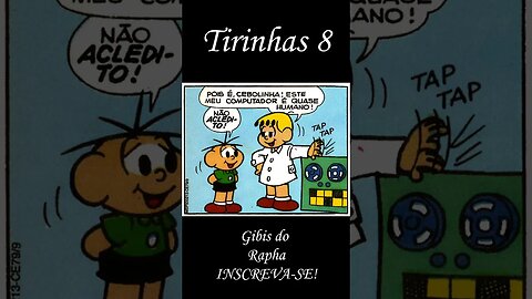 Tirinhas da Turma da Mônica nº 8 | Gibis do Rapha