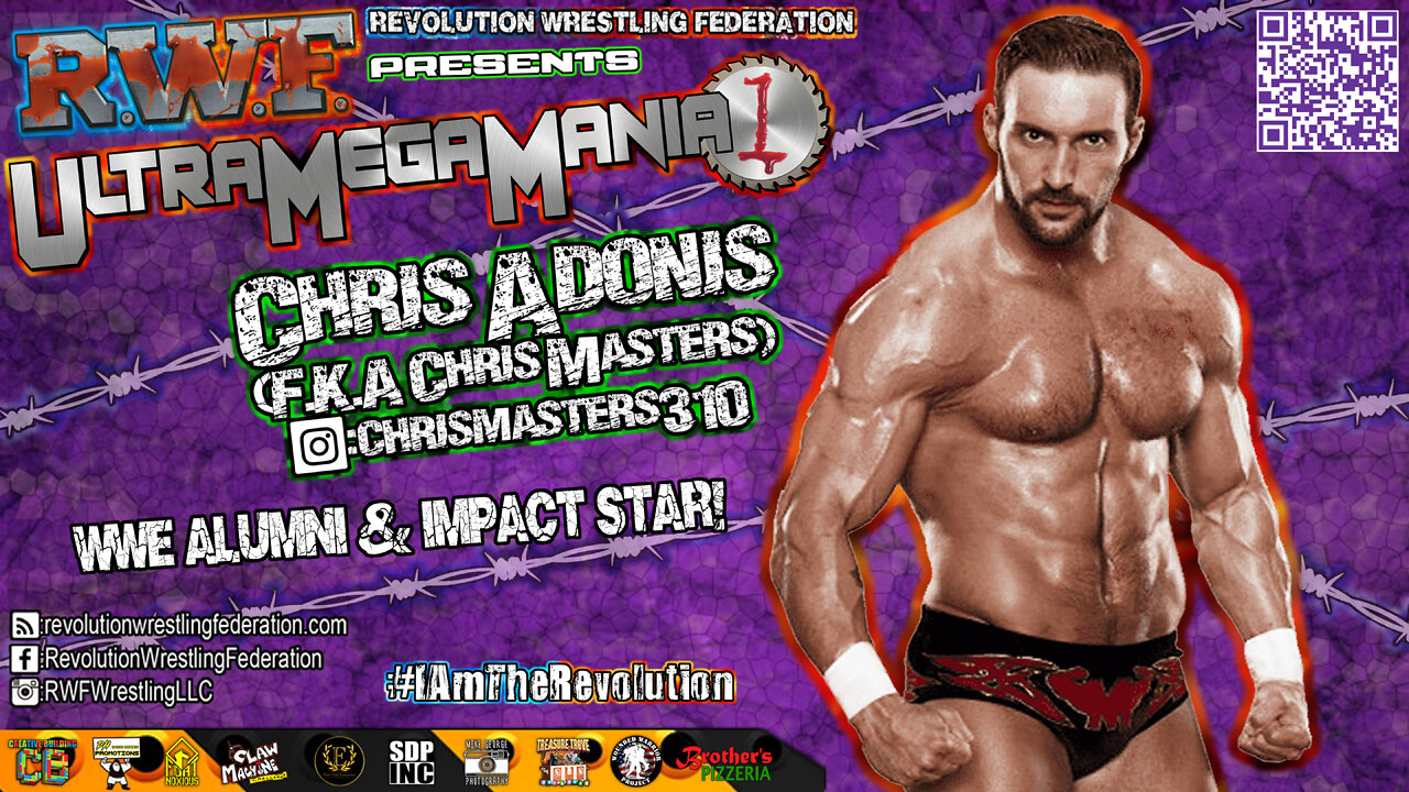 Chris Adonis AKA The Masterpiece F.K.A Chris Masters is coming to RWF's UltraMegaMania #1!