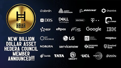 New BILLION DOLLAR Hedera Council Member Announced!!!