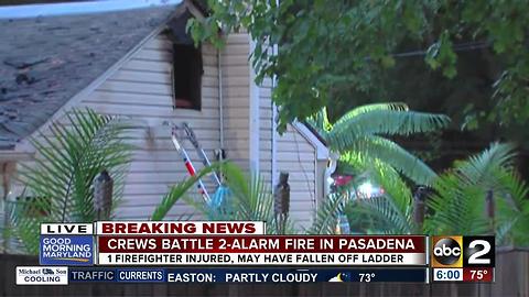 1 firefighter injured in 2-alarm fire at bar in Pasadena