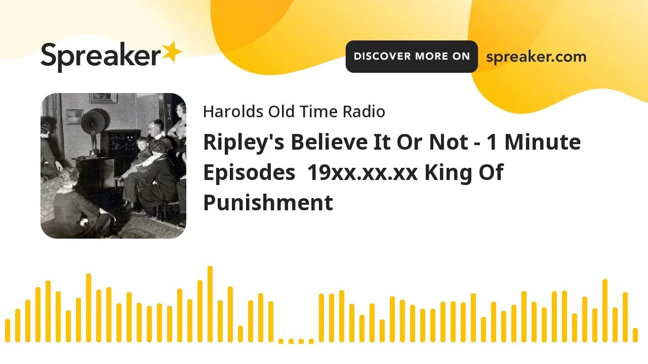 Ripley's Believe It Or Not - 1 Minute Episodes 19xx.xx.xx King Of Punishment