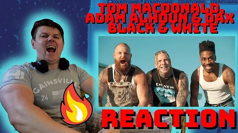 Tom MacDonald, Adam Calhoun & Dax - Black & White - IRISH REACTION