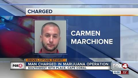 Man Charged in Marijuana Operation