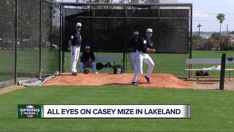 All eyes on Casey Mize at Tigers spring training