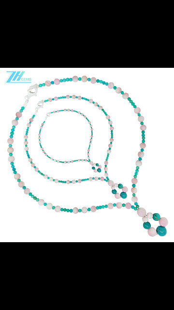 Pink Princess spiny oyster pretty Natural turquoise handmade necklace beautiful jewelry 01