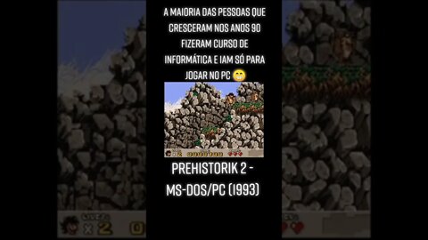 Prehistorik 2 - MS-DOS/PC (1993) #nostalgia#retrogamer#anos90 #game #videogame