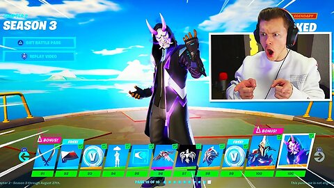 *NEW* FORTNITE SEASON 3 UPDATE! UNLOCKING MAX BATTLE PASS SEASON 3 (Fortnite Battle Royale)