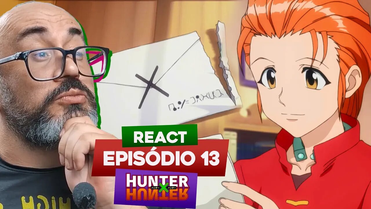 🤡🤡GON MANDA CARTA PARA CASA | React HUNTER X HUNTER episódio 13 temporada 1