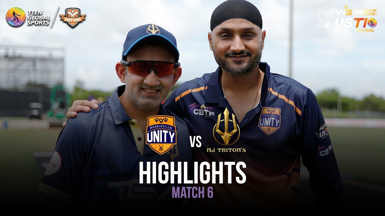 Match 6 Highlights: Morrisville Unity vs New Jersey Triton's | US Masters T10 2023