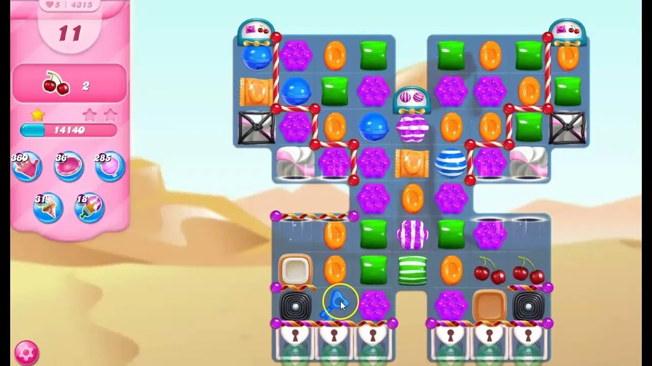 Candy Crush Level 4315 Talkthrough, 23 Moves 0 Bosoters