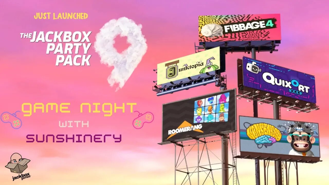 Saturday Night Game Night | Jackbox NEW Party Pack 9 | with Sunshinery & Friends