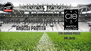 JUVENTUS STANDARD LIEGI 1-1 : ANALISI DELLA PARTITA con Giorgio Marzo