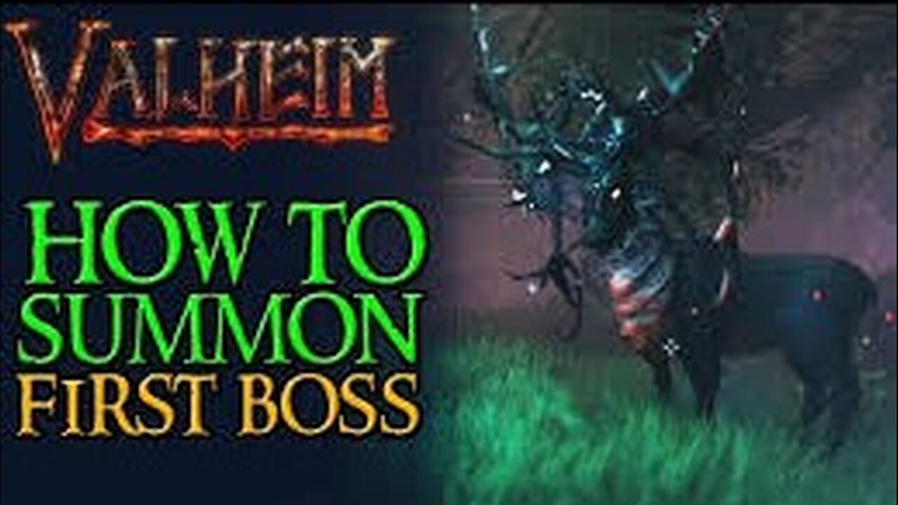 Valheim- How To Spawn First Boss Very Forgettable Battle