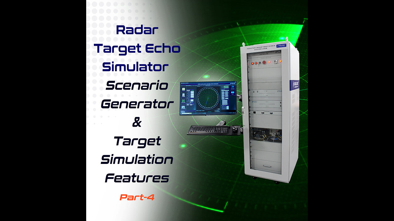 Radar Target Echo Simulator - Scenario Generator & Target Simulation features