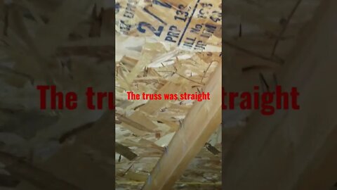 Did they make any contact with the truss? #shorts #homes