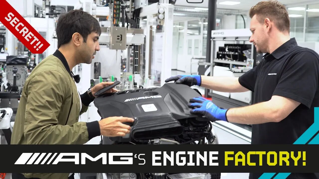 Mercedes-AMG Engine Factory!! + Official CUSTOM AMG Studio!!