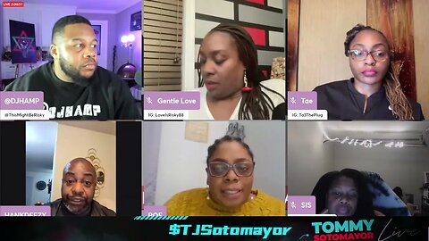 TOMMY SOTOMAYOR- Live With DJHamp And Women Asking Who Hurt You? What Makes People Say This?