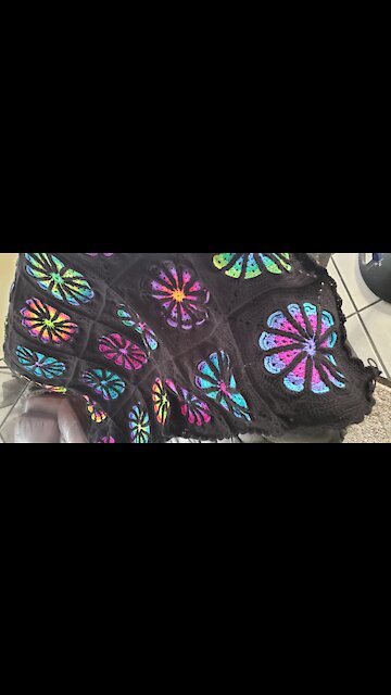 Crochet Flower Blanket