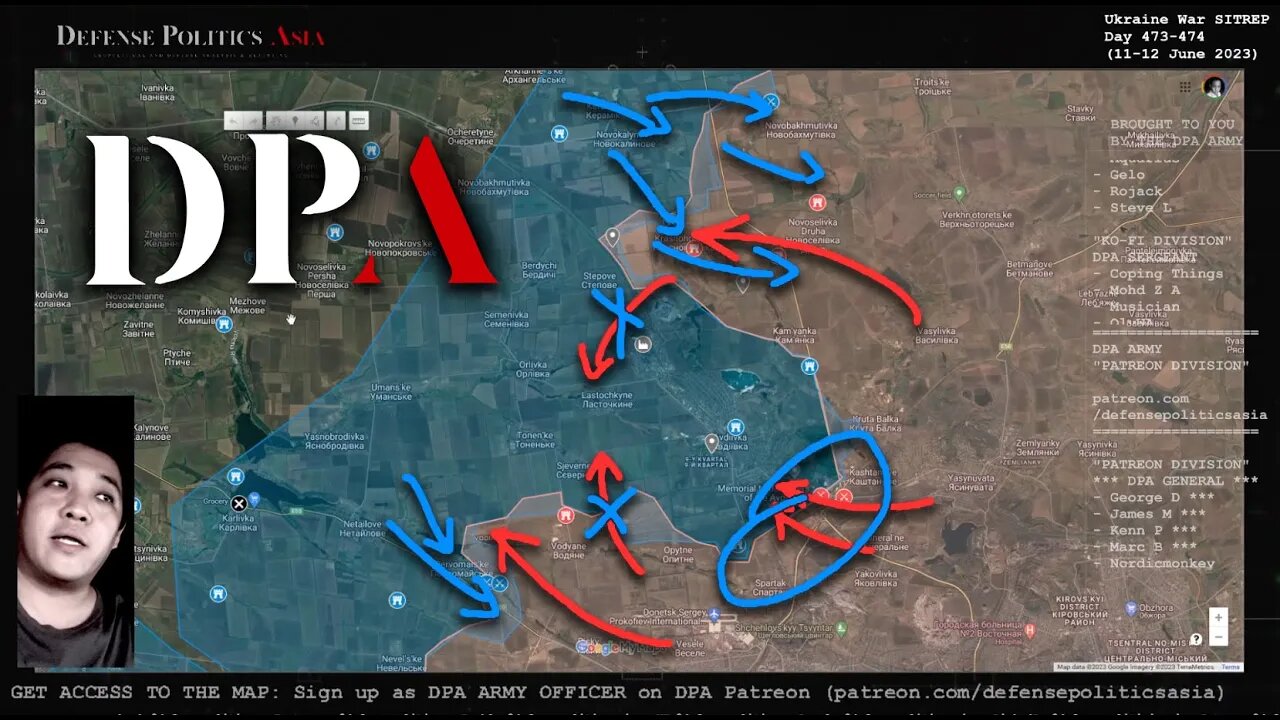 [ Avdiivka Front ] UKRAINE ATTACKS PERVOMAISKE, KRASNOHORIVKA & NOVOBAKHMUTIVKA; to push back pincer