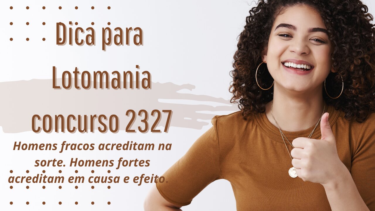 dica lotomania concurso 2327