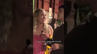 She’s Down? #shorts #interview #relationship