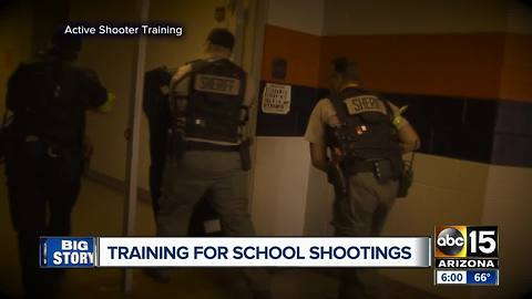 Police protocol for responding to school shootings