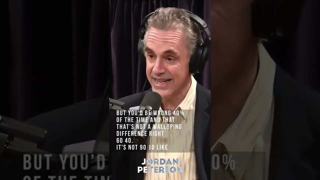 Jordan Peterson, People In Prison Are Men