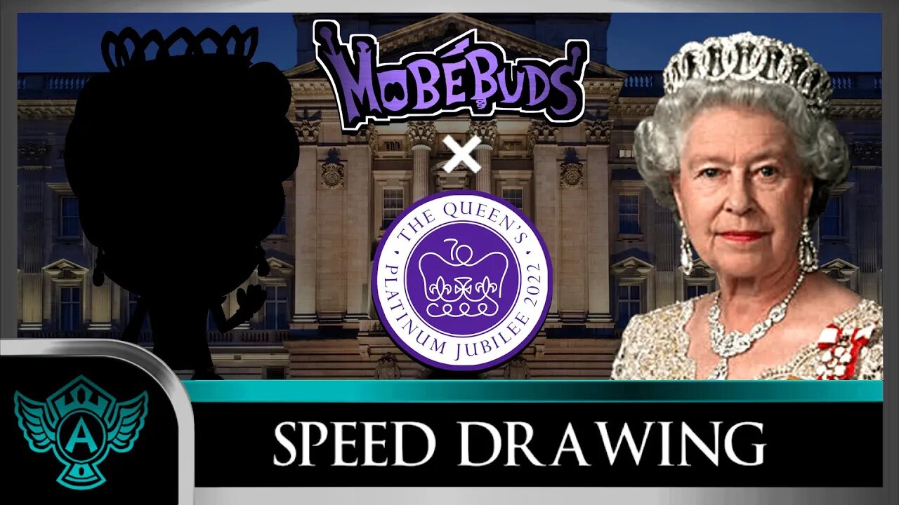Speed Drawing: The Queen's Platinum Jubilee 2022 - Queen Elizabeth II | Mobebuds Style