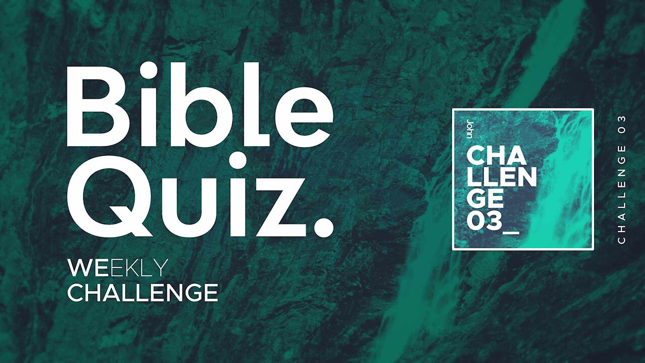 Bible Quizzes Weekly Challenge 03 - Old Testament | Exodus (Comment to share your answers)