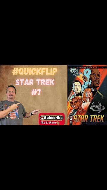 Star Trek #7 IDW #QuickFlip Comic Book Review Jackson Lanzing,Collin Kelly,Erik Tamayo, #shorts