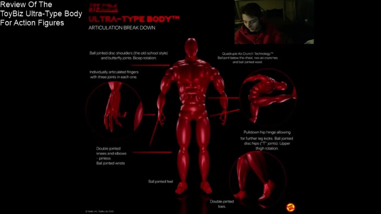 Review Of The ToyBiz Ultra Type Body For Action Figures Which Is The Most Articulated Action Figure