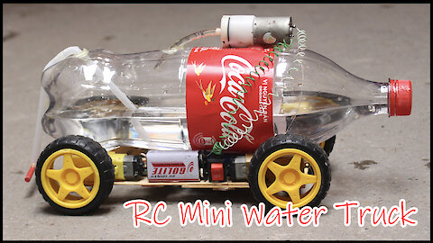 How to make a Water Tank RC Mini Truck - Osamu Creation Channel