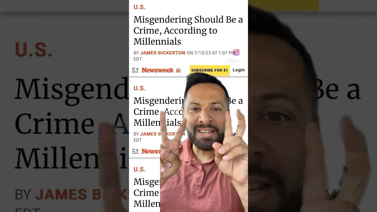 Nearly half of millennials think “misgendering” should be a criminal offense.