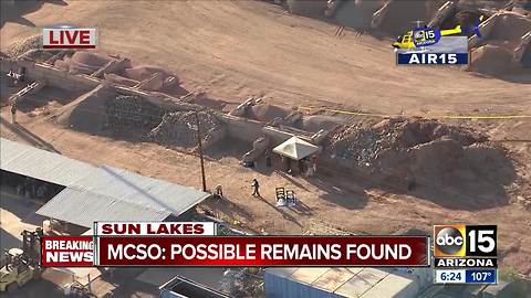 MCSO investigating case of possible human remains found in Sun Lakes