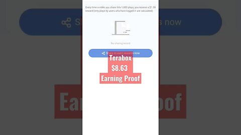 Terabox $8.63 live earning proof #shorts #terabox #earningapps #howto #ytshorts