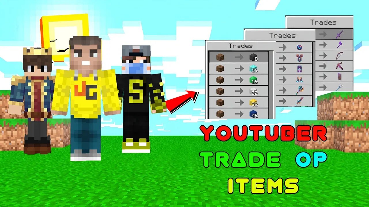 Youtuber Trade Op Items | Official Trailer | Minecraft