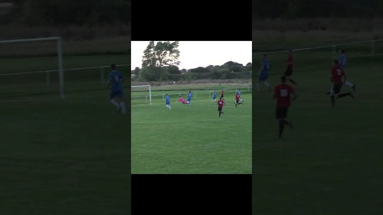 Grassroots Goalkeeper Makes 2 World Class Saves In a Row #grassrootsfootball #football #shorts