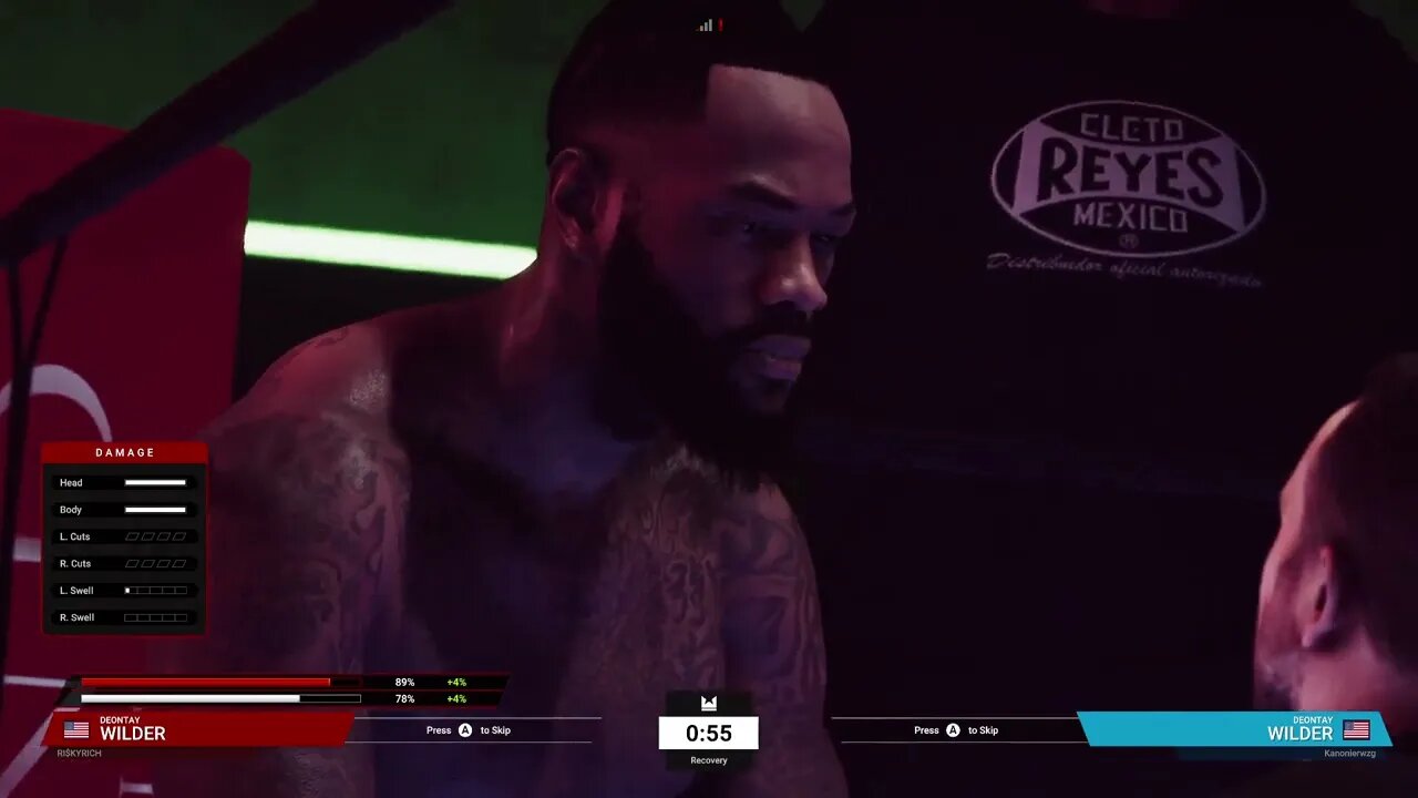 Undisputed Boxing Online Gameplay Deontay Wilder vs Deontay Wilder - Risky Rich vs Kanonierwzg