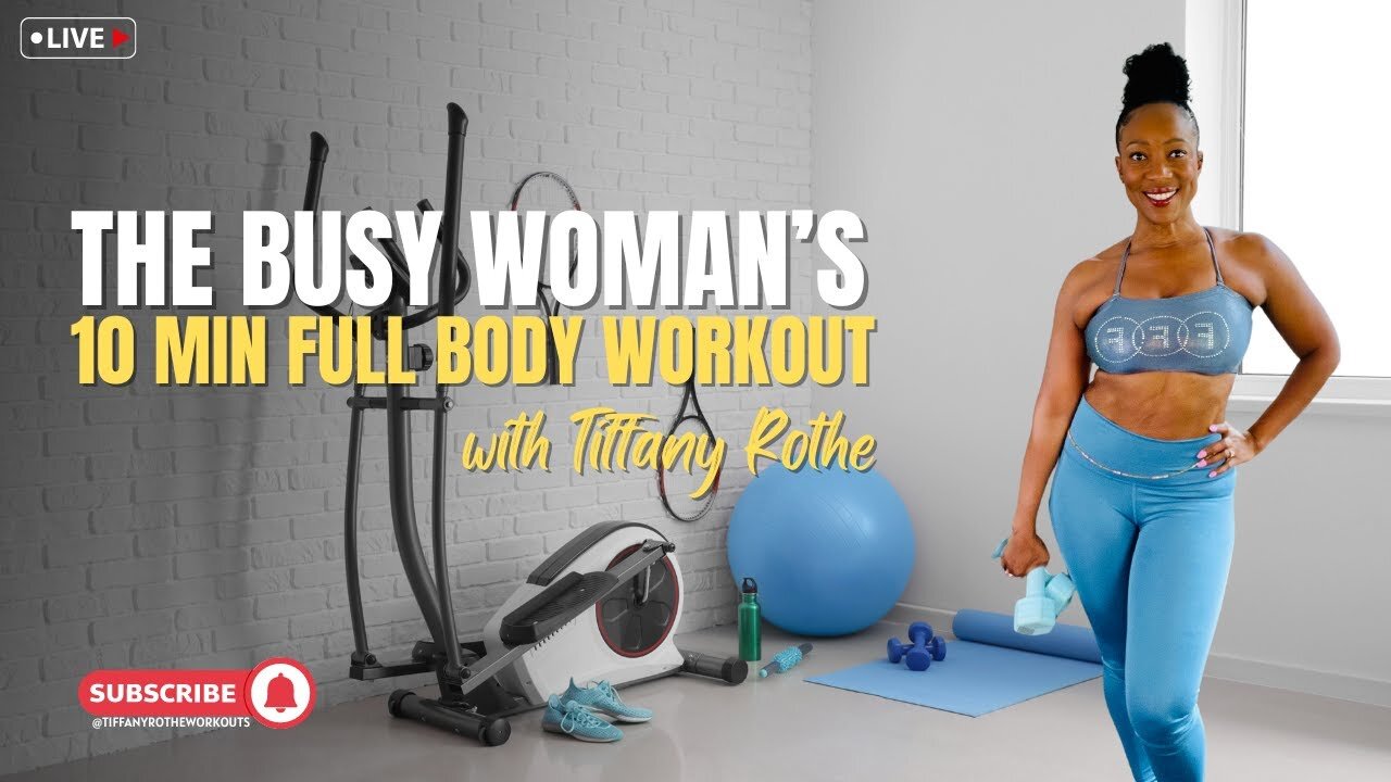 Efficient 10-Minute Full Body Workout for Busy Women with Tiffany