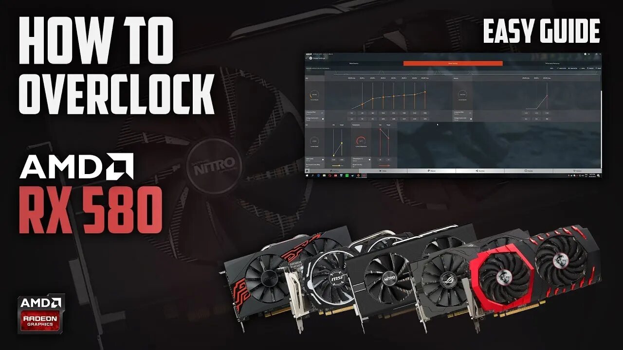 RX580 ASUS best overclock settings for gaming