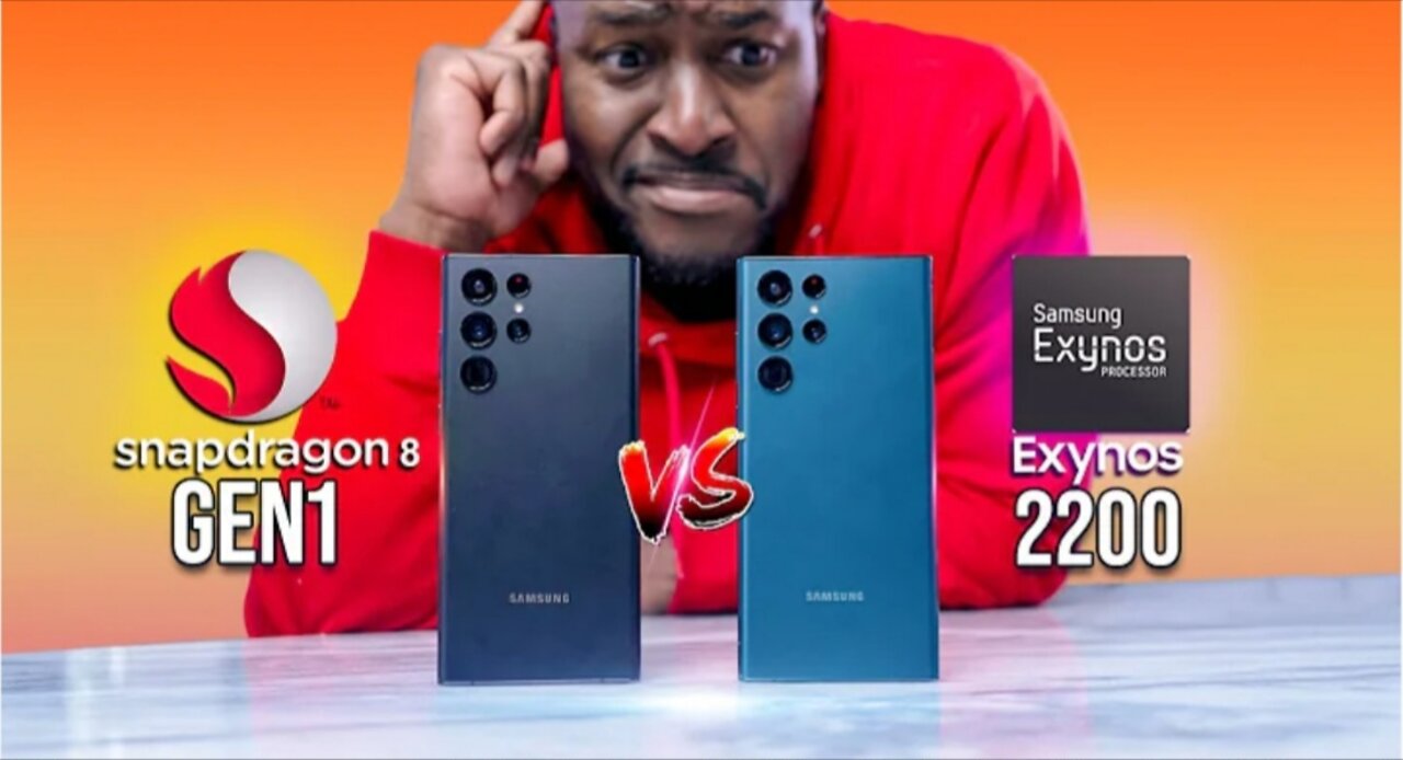 Galaxy S22 Ultra Snapdragon 8 Gen 1 vs Exynos 2200 Gaming!