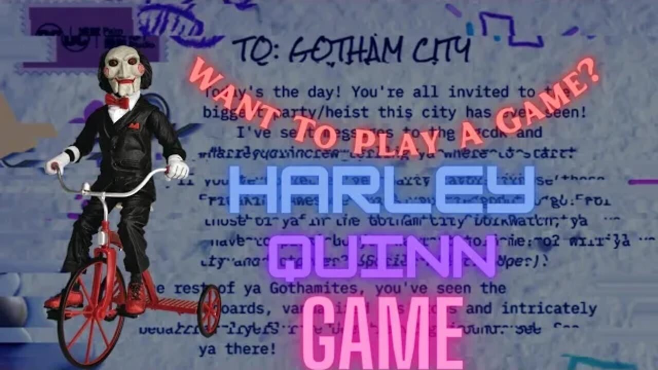 DC Bat Cowls X Harley Quinn Game